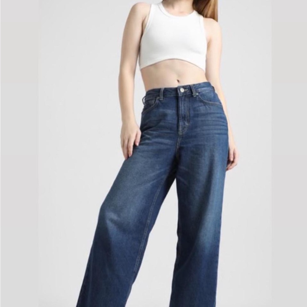Only Dark Blue High Rise Jeans